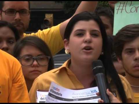 Juventud Justiciera continúa su trabajo de calle para organizar a convocantes del Revocatorio 