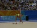 Aliya Yussupova, Irina Tchachina,Alina Kabaeva & Inna Zhukova Clubs n Ribbon AA Final Athens 2004