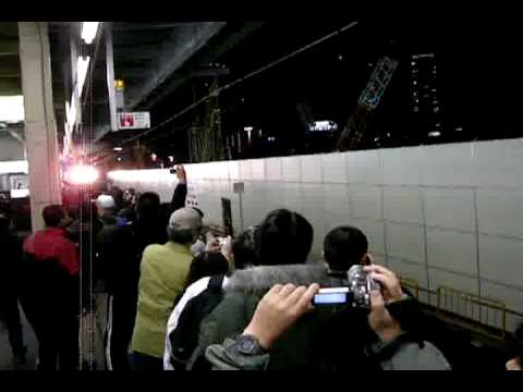 寝台急行　銀河　大阪駅入線　罵声ver