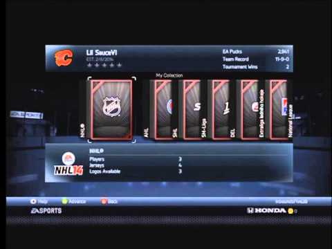 how to collect team bonus nhl 14