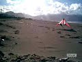il k2000, famoso trick da aquilone acrobatico, filmato da diverse angolazione sulla spiaggia di isola delle femmine.