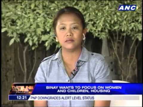 housing - Senator-elect Nancy Binay has her eyes on two committees when her term begins in July.