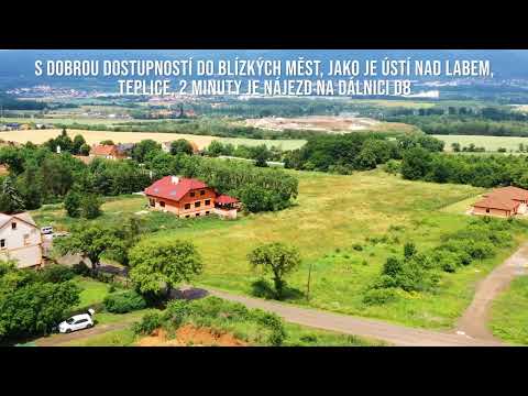 Video Prodej stavebního pozemku,  1060 m2,  Modlany - Kvítkov u Modlan