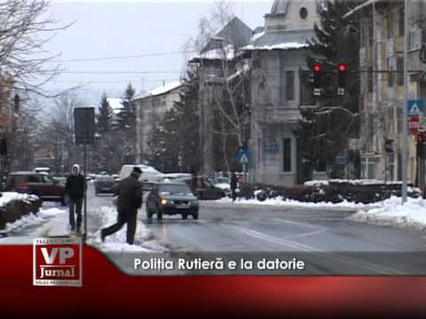 Poliţia Rutieră e la datorie