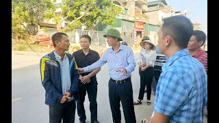 Chủ tịch UBND thành phố kiểm tra tiến độ thực hiện các dự án chỉnh trang các tuyến phố trên địa bàn phường Thanh Sơn