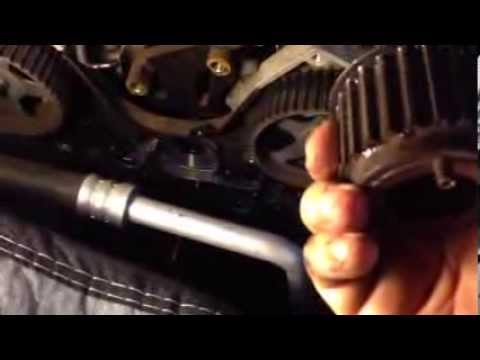 Hyundai 2.5 2.7 timing belt water pump repair tips NOT FULL REPAIR