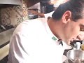 Kebab de cordeiro com pasta de berinjela