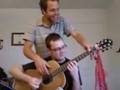 4 hands guitar playing