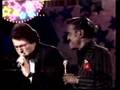Fred Travalena sings with Sammy Davis Jr.