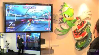 Sonic Free Riders Footage project natal