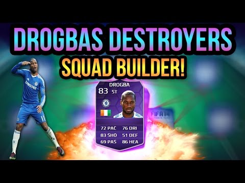 DROGBAS DESTROYERS SQUAD BUILDER! FIFA 14 ULTIMATE TEAM
