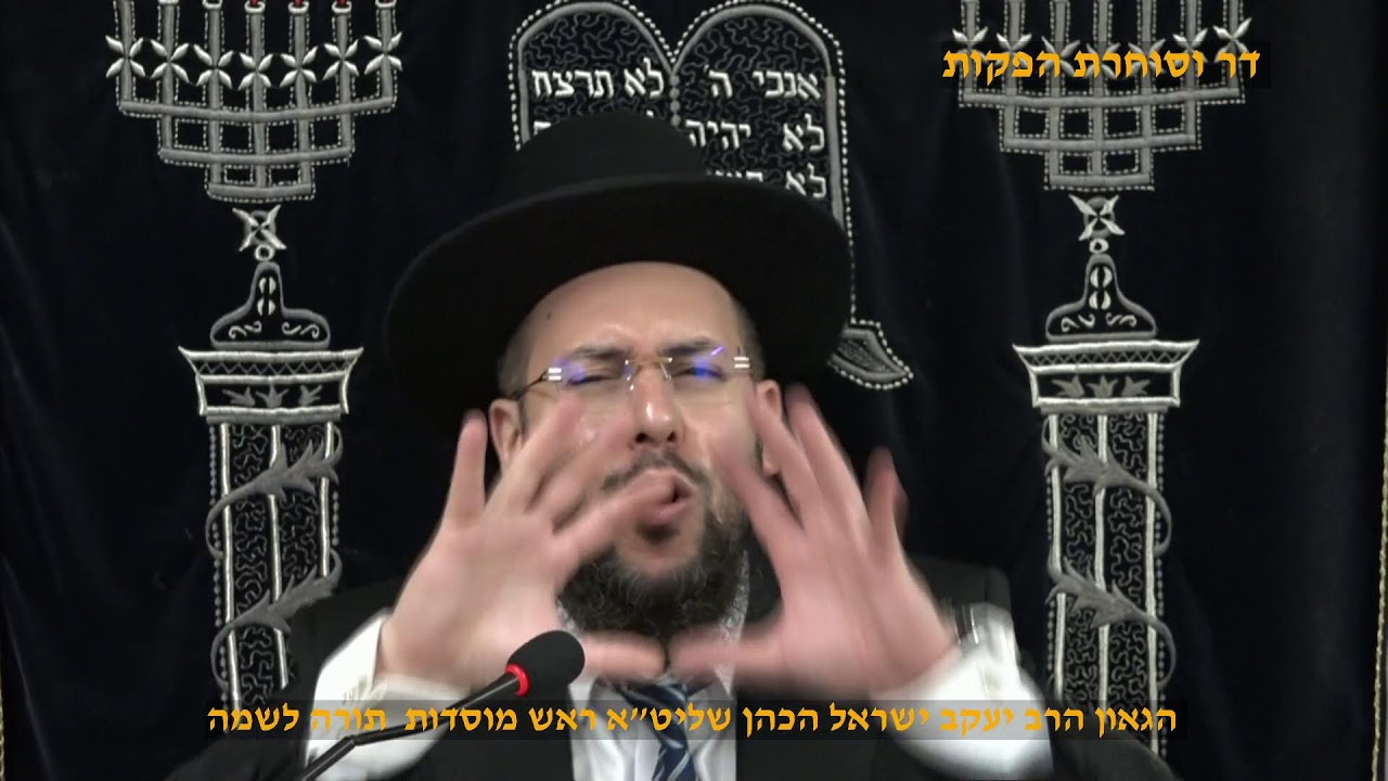 במעלת השירה זוהר הקדוש פרשת חיי שרה הגאון הרב יעקב ישראל הכהן שליט"א ראש מוסדות  תורה לשמה