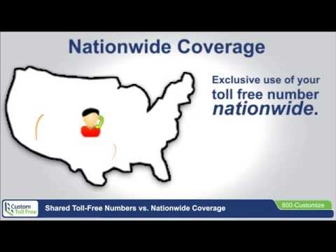 Shared Vs. Nationwide Vanity Numbers