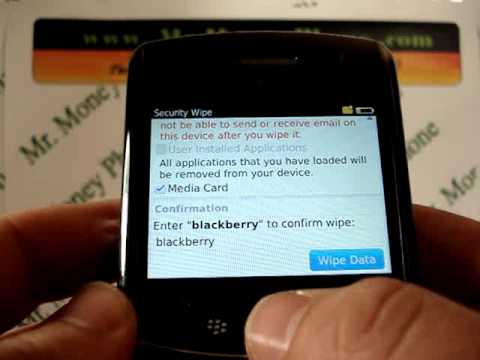 how to recover blackberry data after wipe