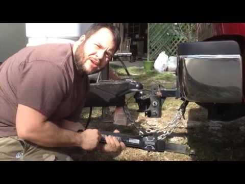 how to hitch a trailer with sway bars
