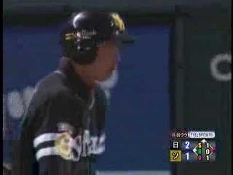 07／08／14　ソフトバンク×日本ハム　８回裏