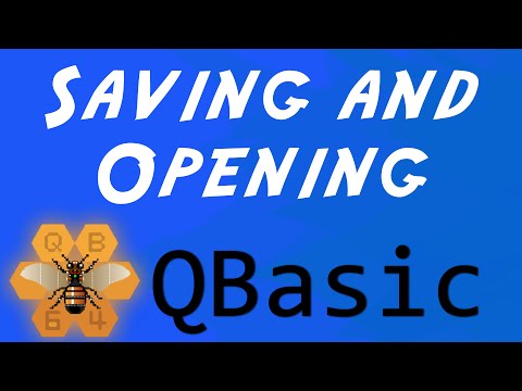 how to open qbasic