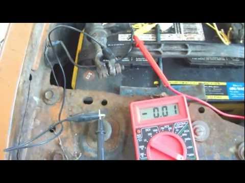 how to draw test a battery