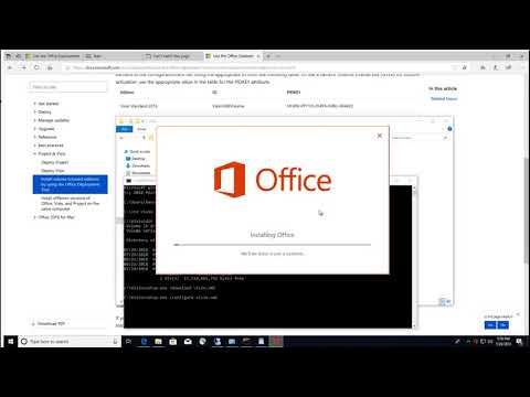Install Visio volume license with Office Click to Run
