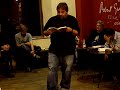 Tomeu Ripoll lee poemas de David González en el encuentro 
