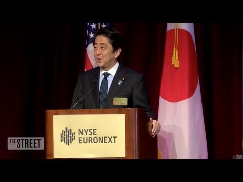abe - Prime Minister Shinzo Abe urged America to adopt Japan's energy saving technology as he continues structural reform in Japan. Subscribe to TheStreetTV on You...