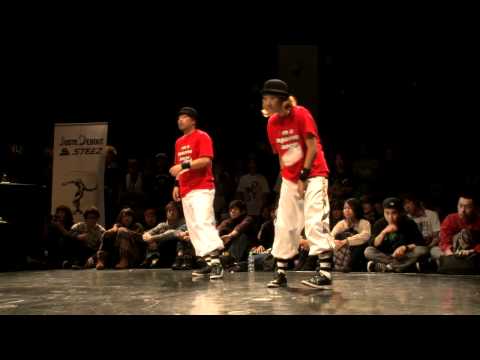 JUSTE DEBOUT 2012 【LOCK SIDE BEST8】NAOSHI&RYO vs ジャパニーズ ロッカーズ♪