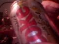 18 volt home-made arc cutter slicing through can