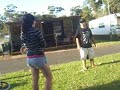 Brother Throws Sister Brother Throws Sister