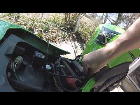 how to remove zx6r exhaust