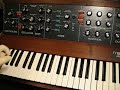 minimoog synthesizer short demo 3