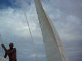 Raising the jib