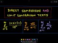 Limit Comparison Test and Direct Comparison Test