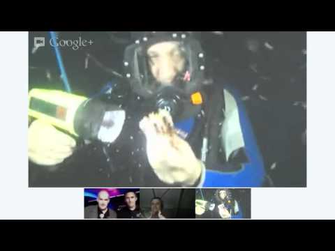 De eerste Google+ onderwater Hangout