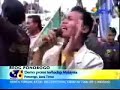 Penunjuk Perasaan di Ponorogo telah membakar Jalur Gemilang.