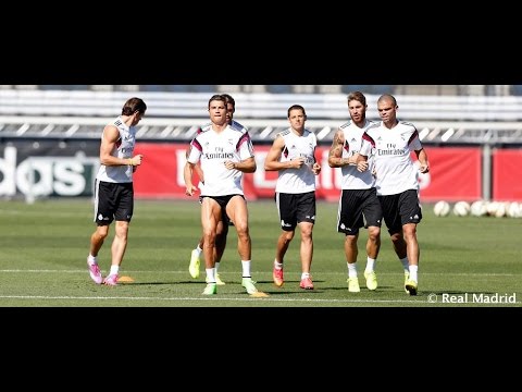 Modric, Bale y Marcelo se incorporan al grupo en la cuarta sesión de la semana