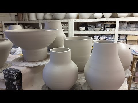 Zizipho Poswa displays her distinctive clay art