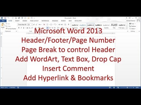 how to change header in word