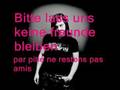 FREUNDE BLEIBEN + paroles + traduction - TOKIO HOTEL