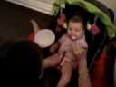 Zoe y su primer papilla