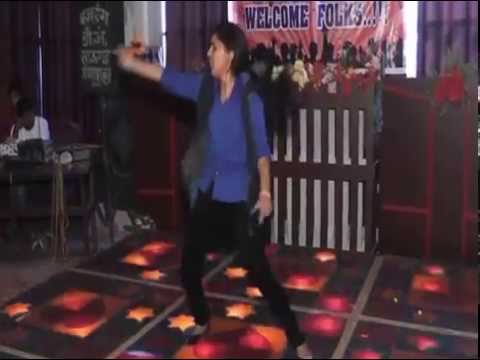 Miss Pooja Shakira of ECB,Bikaner CSE Fresher Party