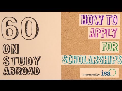 how to obtain scholarship to study abroad