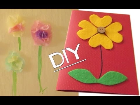 homemade cards - What's a better gift than something homemade and from the heart?! :) Keep a look out for more DIY Mother's Day gift ideas! Follow me on instagram :) http://w...