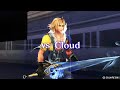 DISSIDIA FINAL FANTASY REPLAY Request: Tidus vs Cloud