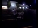 Messing around in the parking lot