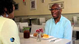 GlobeTrotter Jon Haggins TV talks with Norma Jean Darden, owner of Miss Mamie's Spoonbread Resta