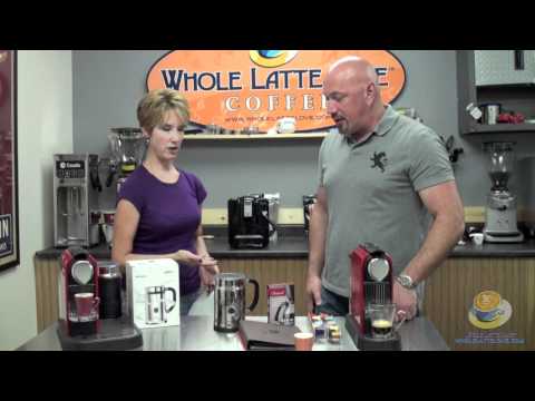 Nespresso CitiZ Espresso Machine and Aeroccino Plus milk frother