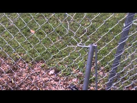 how to patch chain link fence