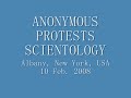 Anonymous Scientology Protest in Albany, NY