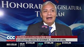 VICEPRESIDENTE DE LA LEGISLATURA ALFREDO TOSCANO