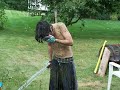 Grass Clipping Boy